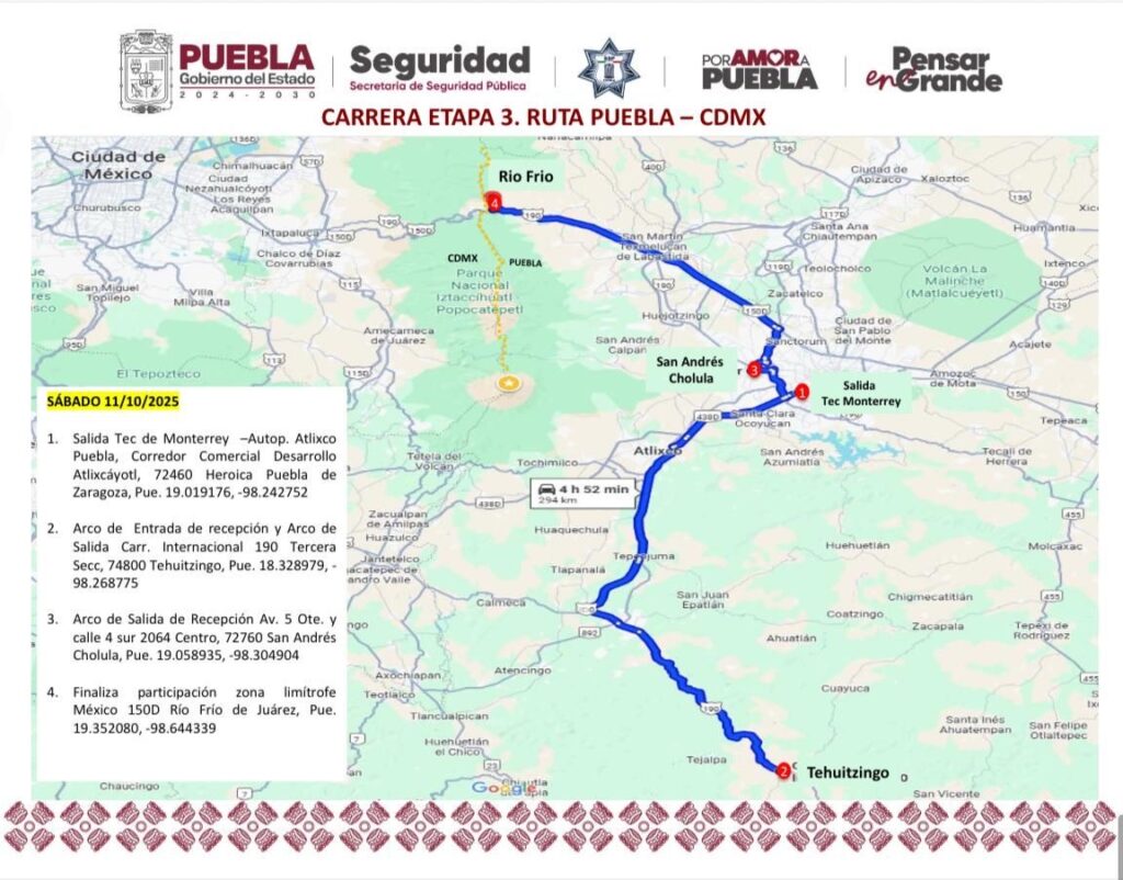 La Carrera Panamericana 2025 llega Puebla este 10 de octubre
