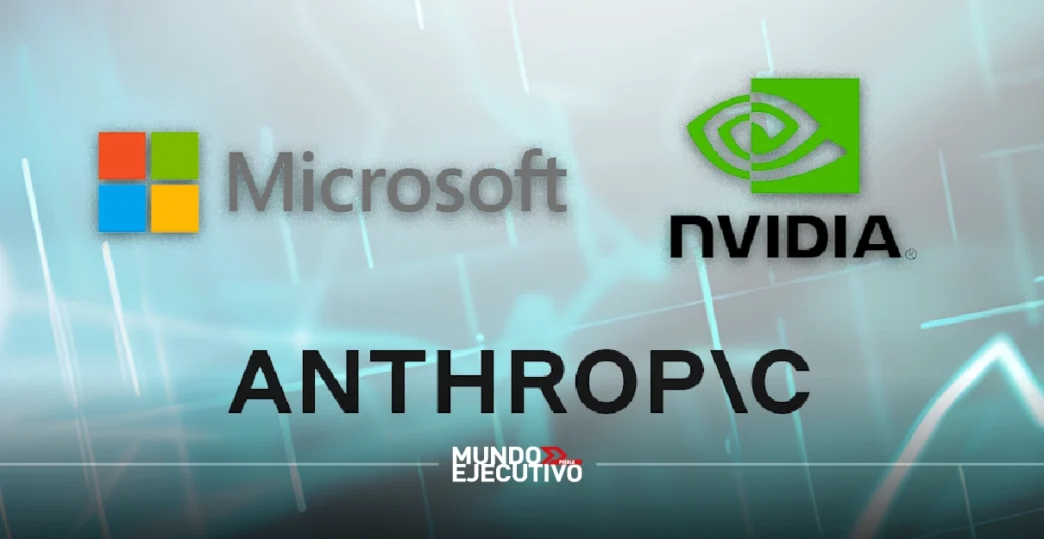 Anthropic asegura 15 mmdd de Nvidia y Microsoft