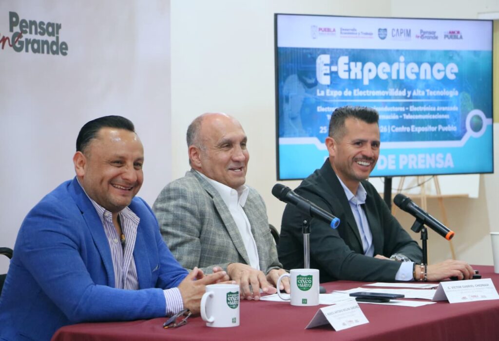 E-Experience 2026 en Puebla reunirá más de 10 mil empresas de tecnología y electromovilidad